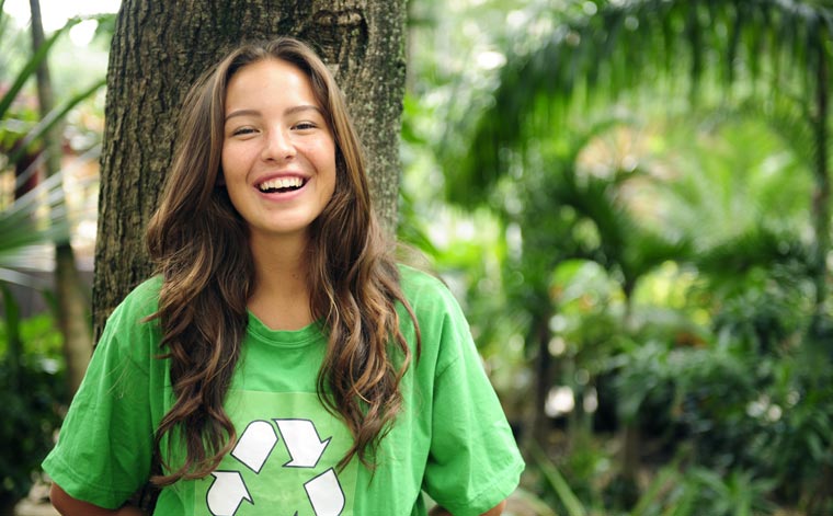 We treat the earth with a light touch, taking every opportunity to reduce our use of natural resources and reuse or recycle the products that we consume.